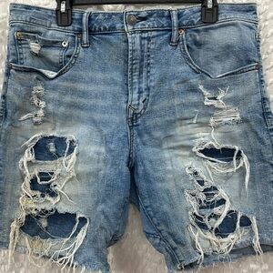 American Eagle Distressed Denim Men Shorts